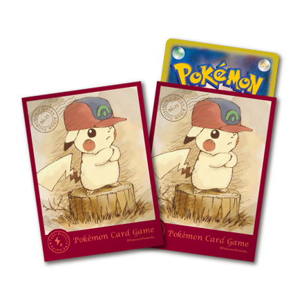 ポケモンカードゲーム　デッキシールド　ぼうしをかぶったピカチュウ　ホウエン