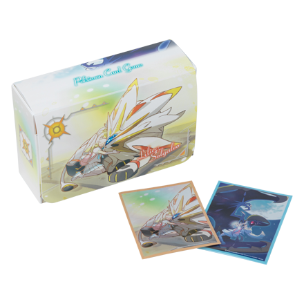 ポケモンカードゲーム　ダブルデッキケース＆シールド　リーリエ＆ソルガレオ・ルナアーラ