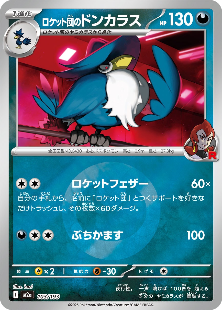 ロケット団のドンカラス