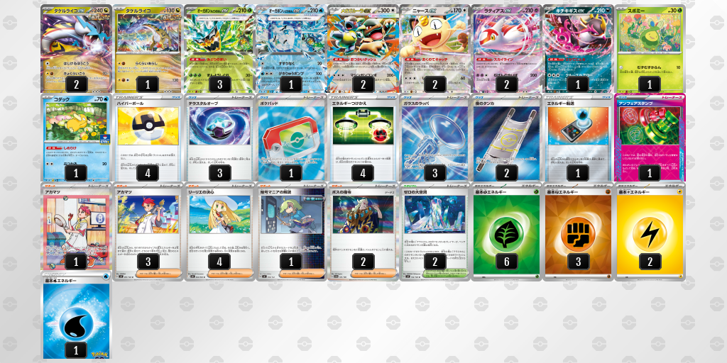 シティリーグ2026 シーズン4 オープンリーグ 9位 デッキ