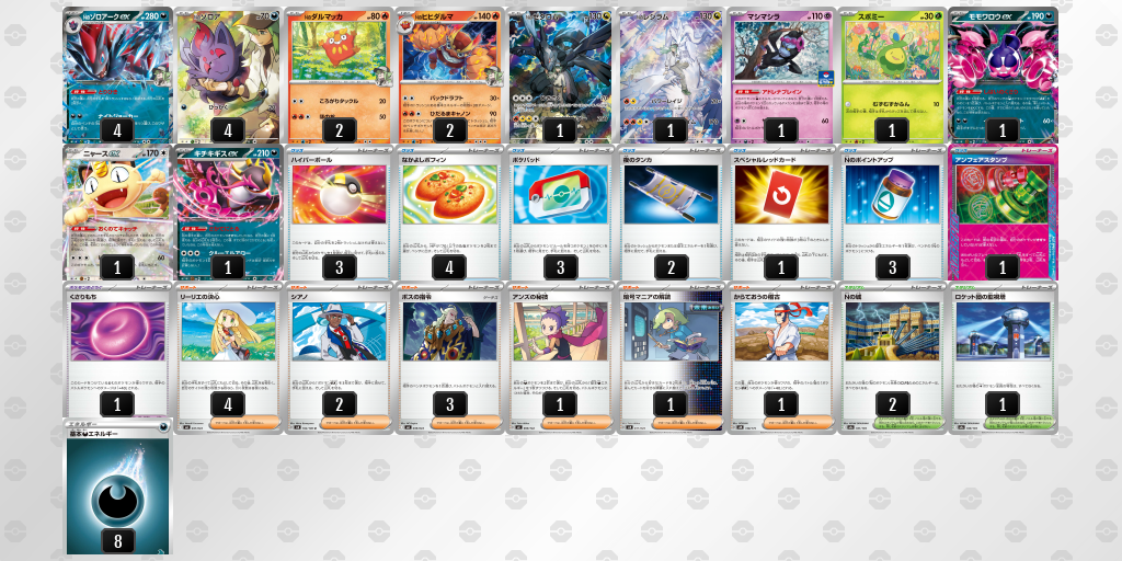 シティリーグ2026 シーズン4 オープンリーグ 9位 デッキ