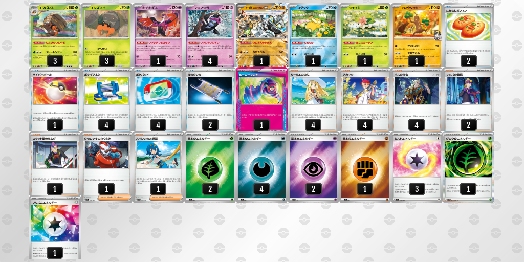 シティリーグ2026 シーズン4 オープンリーグ 9位 デッキ