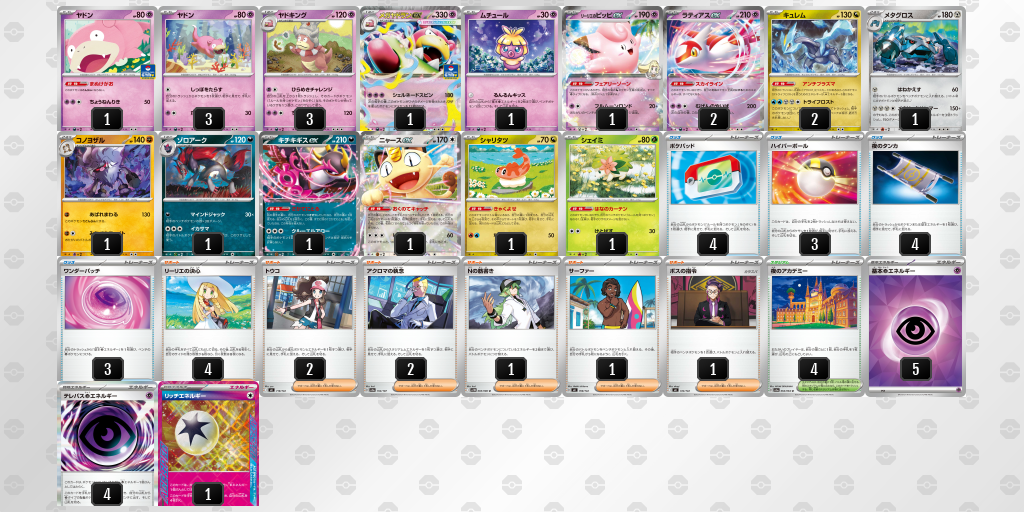 シティリーグ2026 シーズン4 オープンリーグ 9位 デッキ