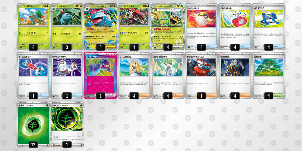 シティリーグ2026 シーズン4 オープンリーグ 9位 デッキ