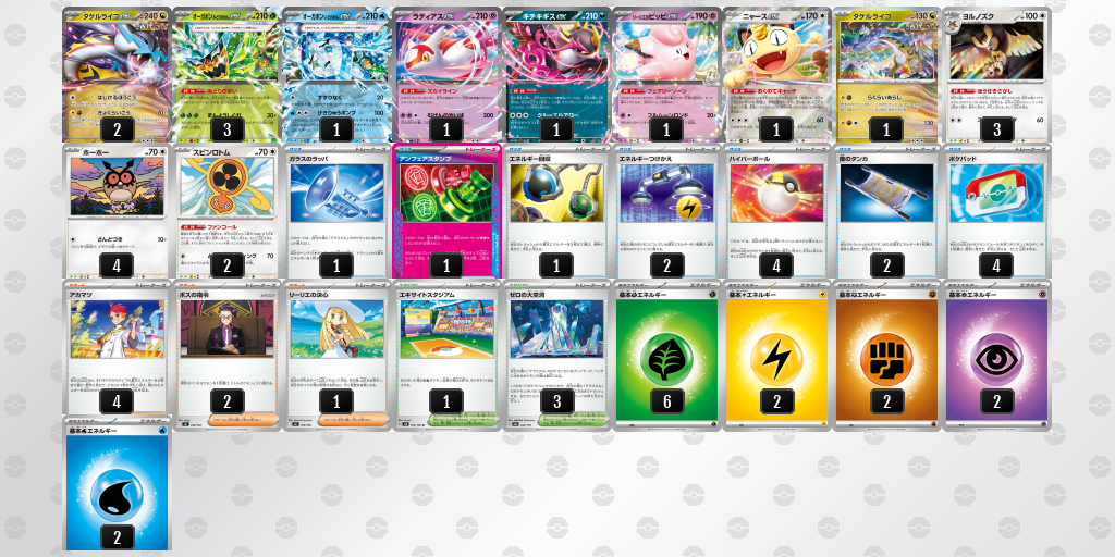 シティリーグ2026 シーズン3 オープンリーグ 5位 デッキ