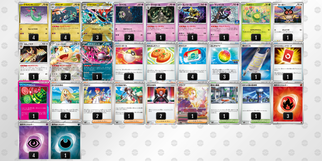 シティリーグ2026 シーズン4 オープンリーグ 9位 デッキ