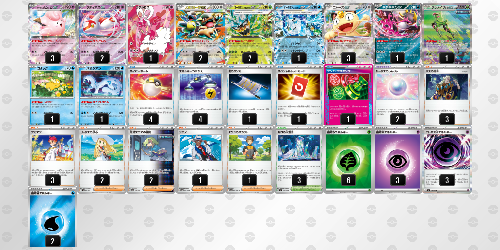 シティリーグ2026 シーズン4 オープンリーグ 9位 デッキ