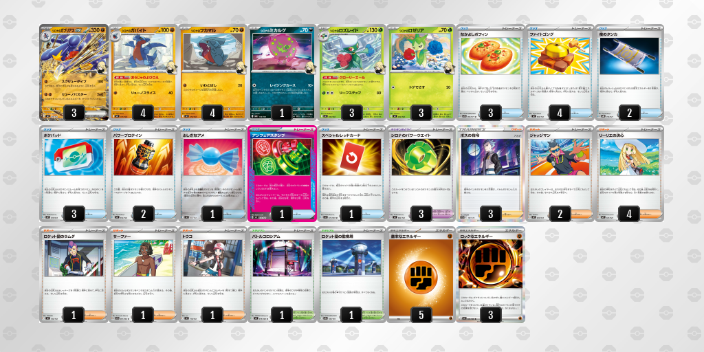 シティリーグ2026 シーズン4 オープンリーグ 9位 デッキ