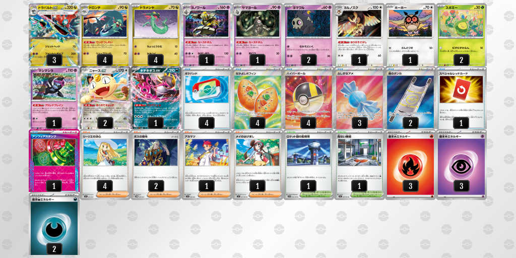 シティリーグ2026 シーズン4 オープンリーグ 9位 デッキ