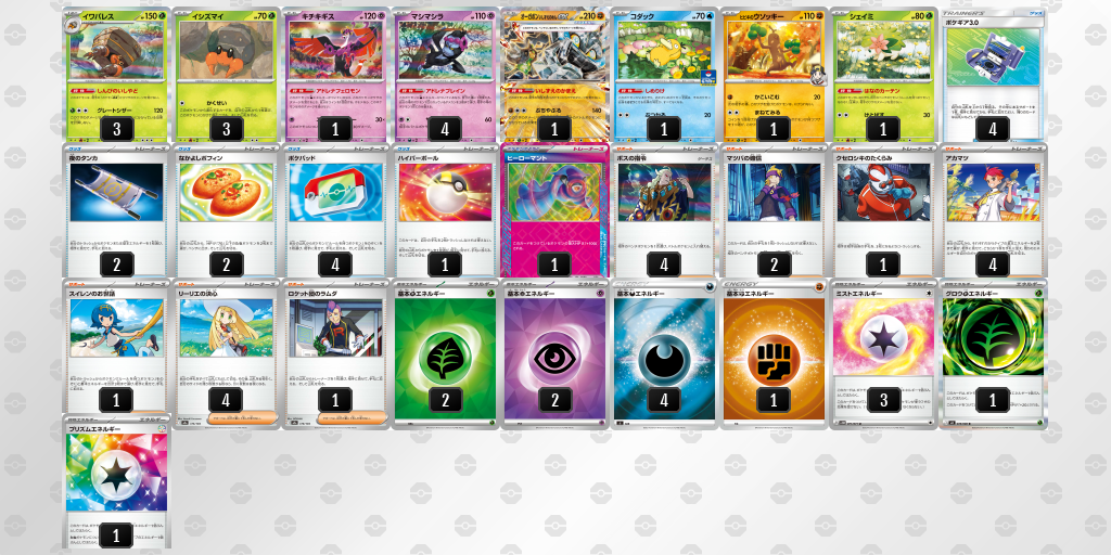 シティリーグ2026 シーズン4 シニアリーグ 5位 デッキ