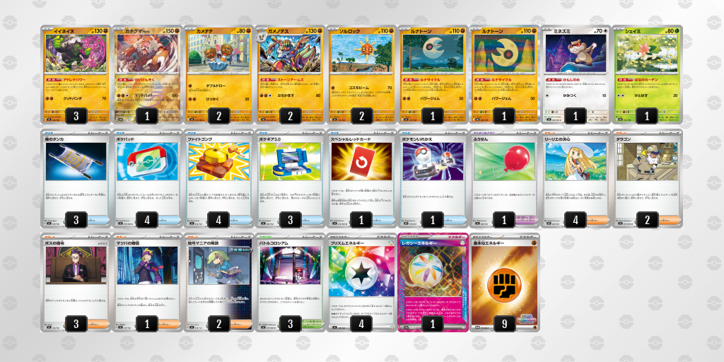 シティリーグ2026 シーズン4 オープンリーグ 9位 デッキ