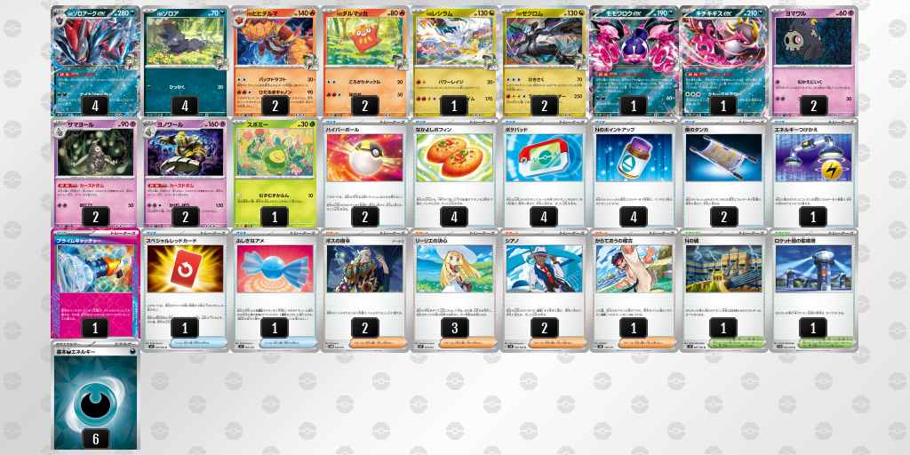 シティリーグ2026 シーズン4 オープンリーグ 9位 デッキ