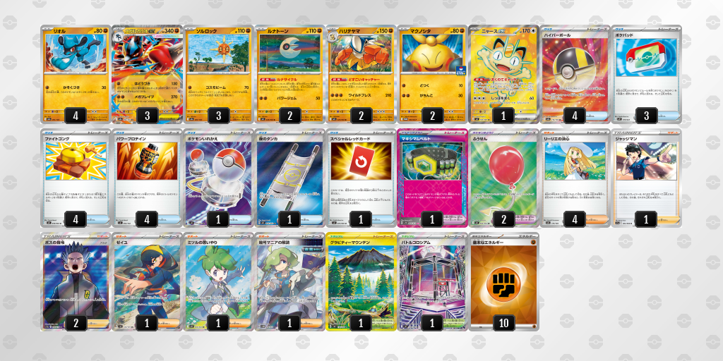 シティリーグ2026 シーズン4 オープンリーグ 9位 デッキ