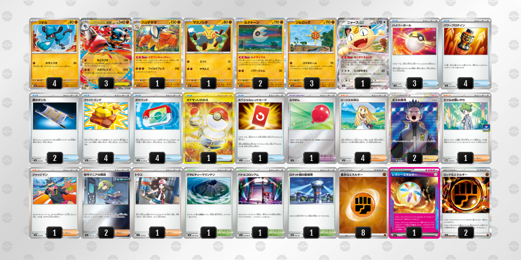 シティリーグ2026 シーズン4 シニアリーグ 3位 デッキ