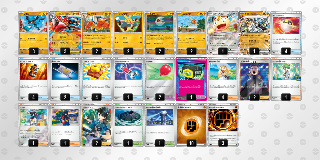 シティリーグ2026 シーズン4 オープンリーグ 3位 デッキ