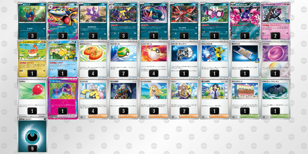 [CL] 2025-10-26 CityLeague2026 S1 公開組 - 9位 牌組圖片