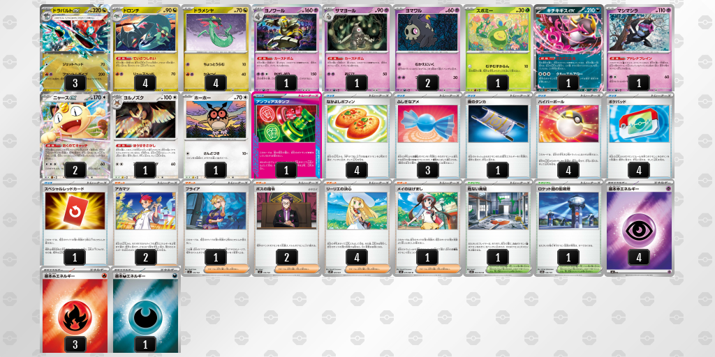 シティリーグ2026 シーズン4 オープンリーグ 5位 デッキ