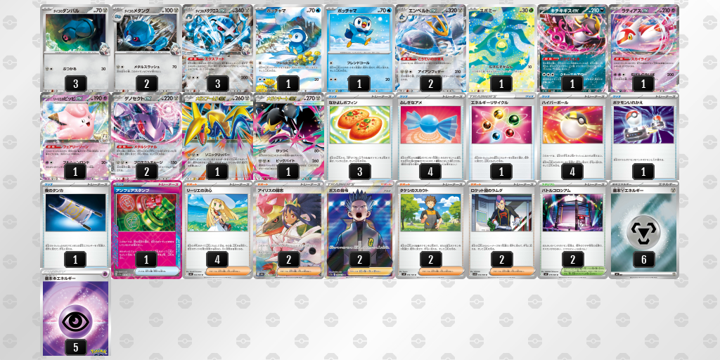 シティリーグ2026 シーズン3 オープンリーグ 5位 デッキ