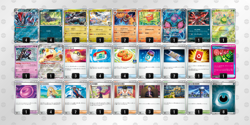 シティリーグ2026 シーズン4 オープンリーグ 3位 デッキ