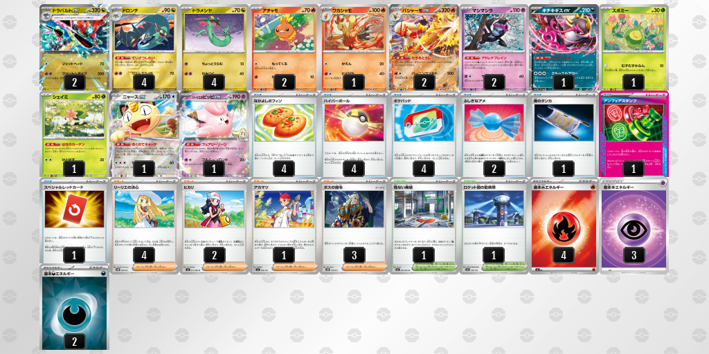 シティリーグ2026 シーズン4 オープンリーグ 1位 デッキ