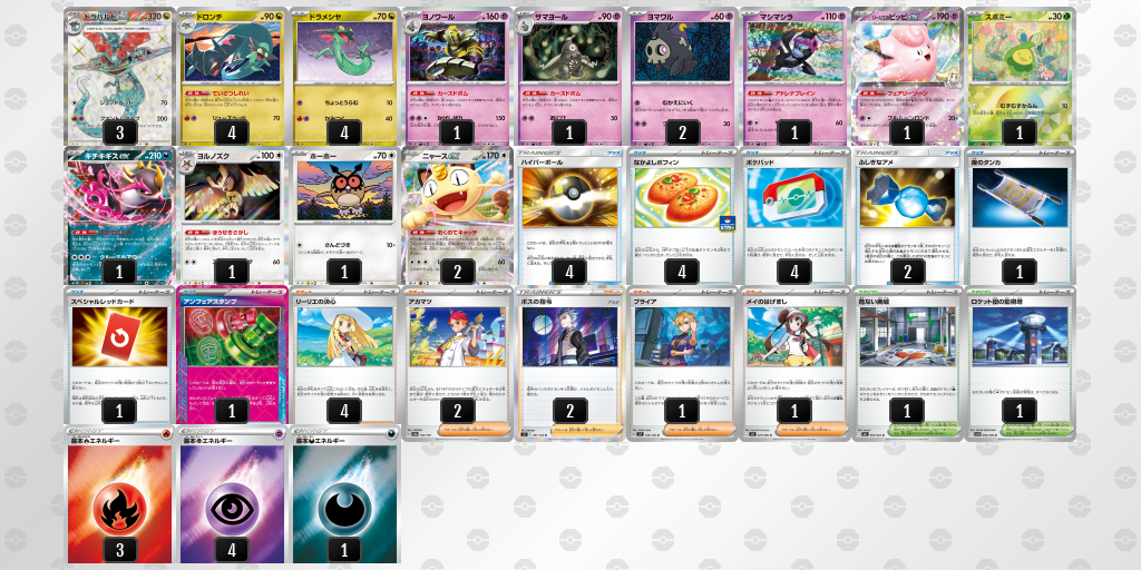 シティリーグ2026 シーズン4 オープンリーグ 5位 デッキ