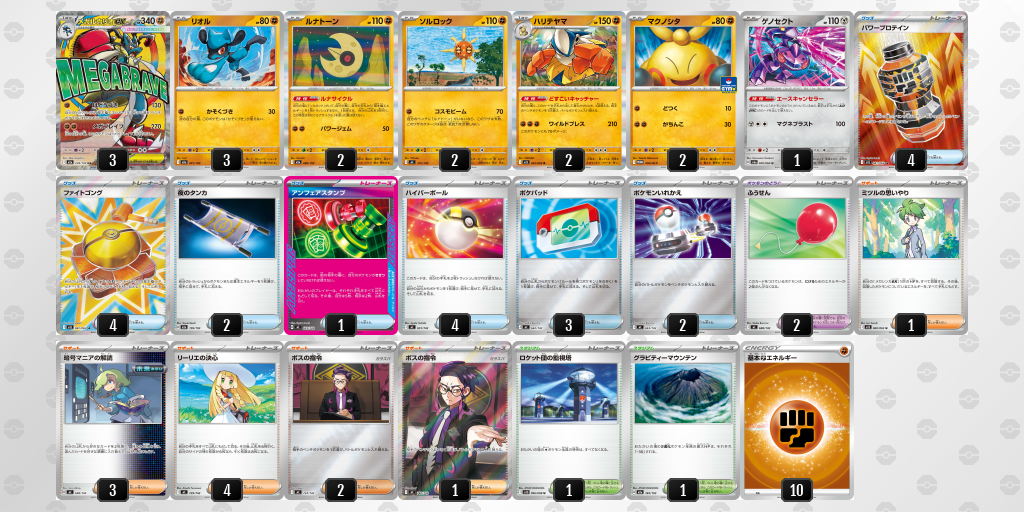 シティリーグ2026 シーズン4 オープンリーグ 2位 デッキ