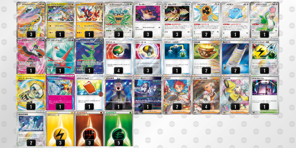 [CL] 2025-11-16 CityLeague2026 S2 少年組 - 3位 牌組圖片