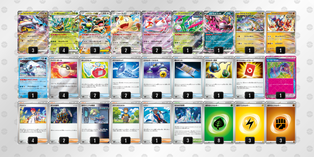 シティリーグ2026 シーズン4 オープンリーグ 3位 デッキ