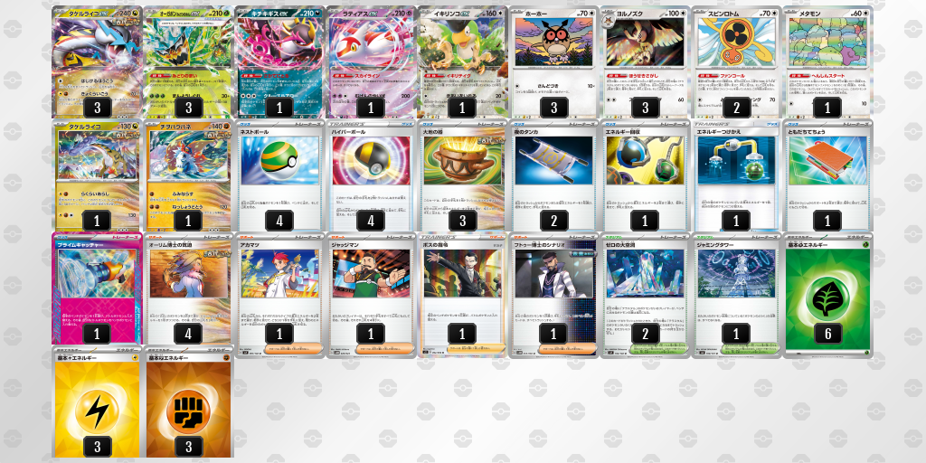 [CL] 2025-10-29 CityLeague2026 S1 公開組 - 1位 牌組圖片