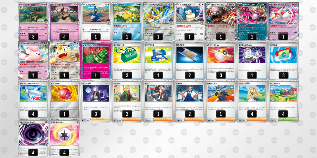 シティリーグ2026 シーズン4 シニアリーグ 1位 デッキ