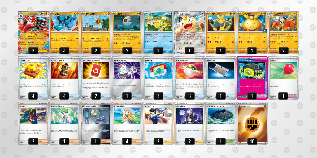 シティリーグ2026 シーズン4 オープンリーグ 9位 デッキ