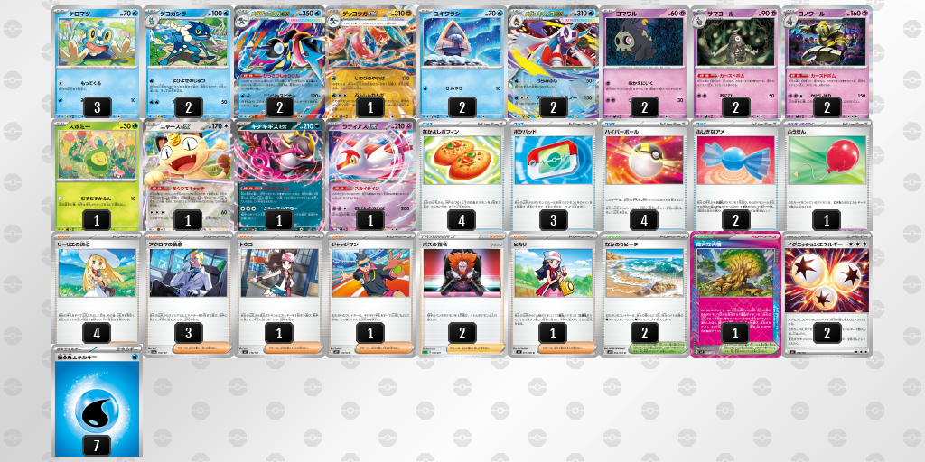 シティリーグ2026 シーズン4 オープンリーグ 9位 デッキ