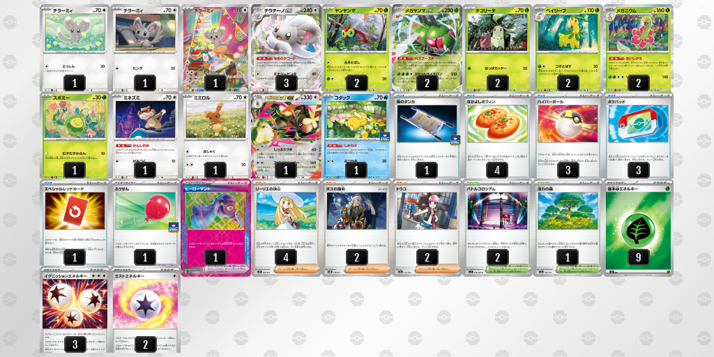 シティリーグ2026 シーズン4 ジュニアリーグ 3位 デッキ