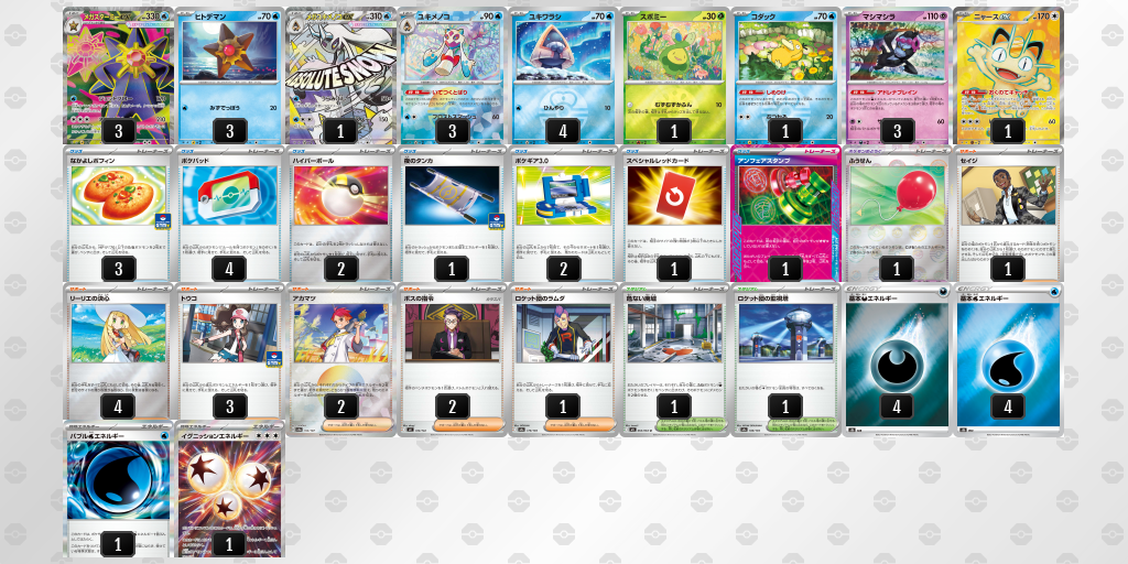 シティリーグ2026 シーズン4 ジュニアリーグ 3位 デッキ