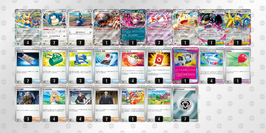 シティリーグ2026 シーズン4 オープンリーグ 5位 デッキ