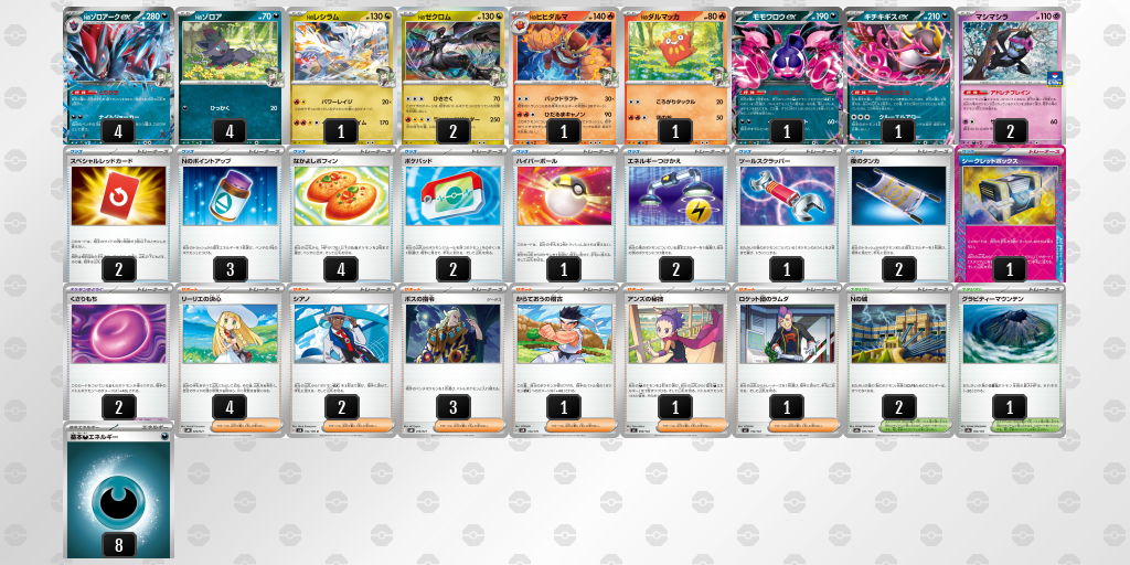 シティリーグ2026 シーズン4 オープンリーグ 9位 デッキ