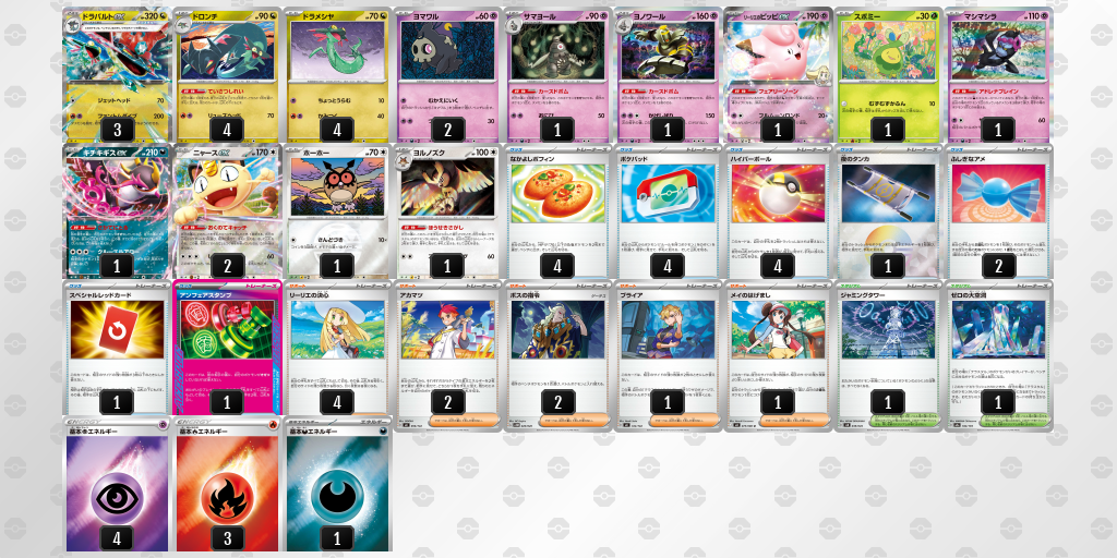 シティリーグ2026 シーズン4 オープンリーグ 2位 デッキ