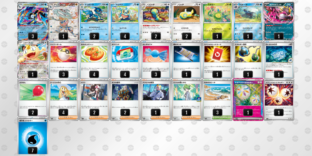 シティリーグ2026 シーズン4 オープンリーグ 5位 デッキ