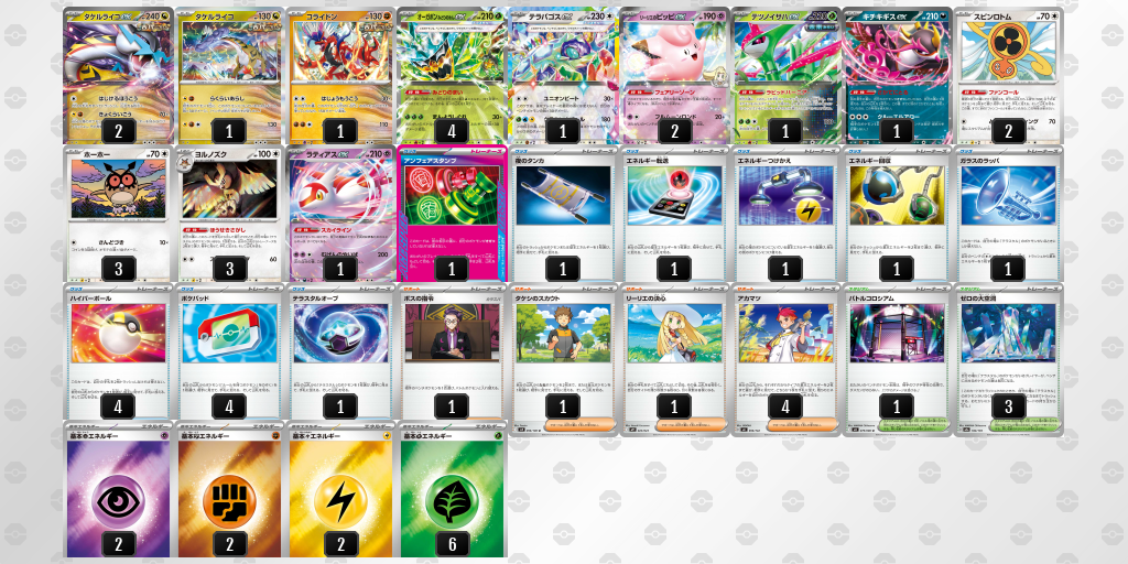 シティリーグ2026 シーズン4 オープンリーグ 9位 デッキ