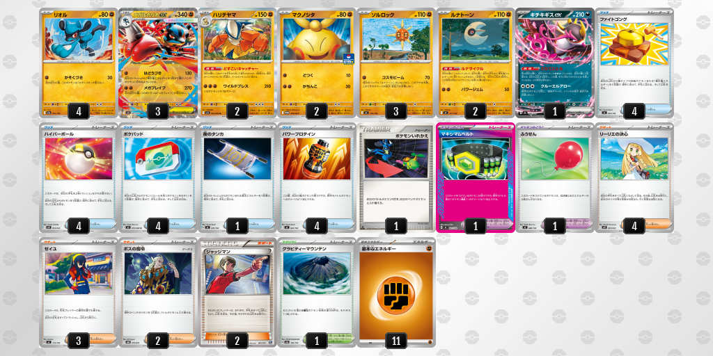 シティリーグ2026 シーズン4 オープンリーグ 9位 デッキ