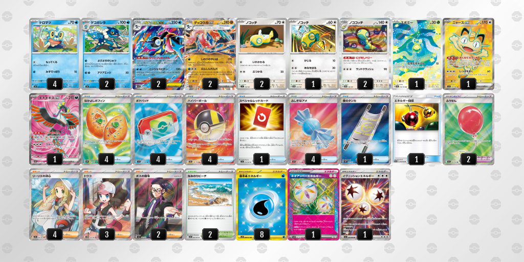 シティリーグ2026 シーズン4 シニアリーグ 3位 デッキ