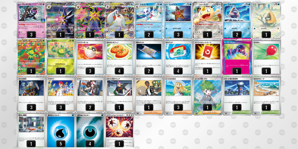 シティリーグ2026 シーズン4 ジュニアリーグ 5位 デッキ