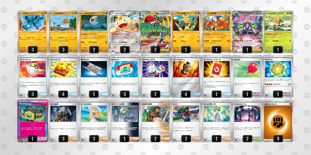 シティリーグ2026 シーズン4 オープンリーグ 9位 デッキ