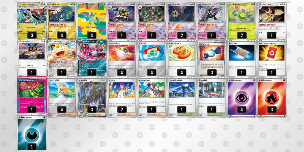 シティリーグ2026 シーズン4 オープンリーグ 9位 デッキ