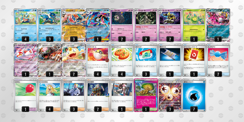 シティリーグ2026 シーズン4 シニアリーグ 1位 デッキ