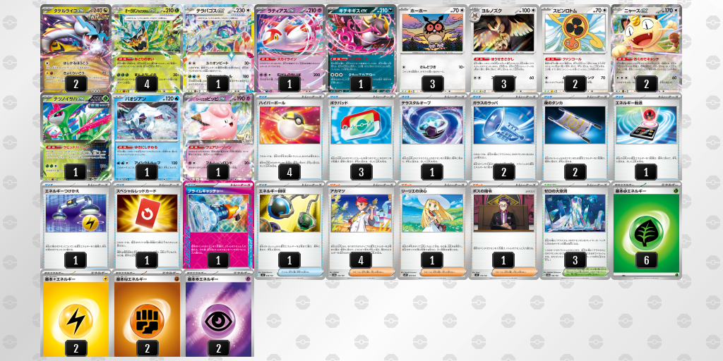 シティリーグ2026 シーズン4 オープンリーグ 5位 デッキ