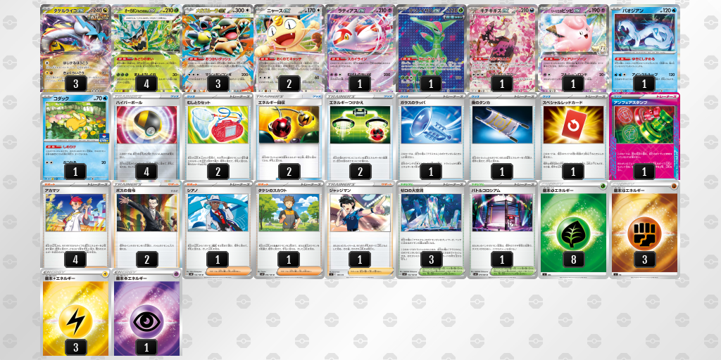 シティリーグ2026 シーズン4 オープンリーグ 9位 デッキ