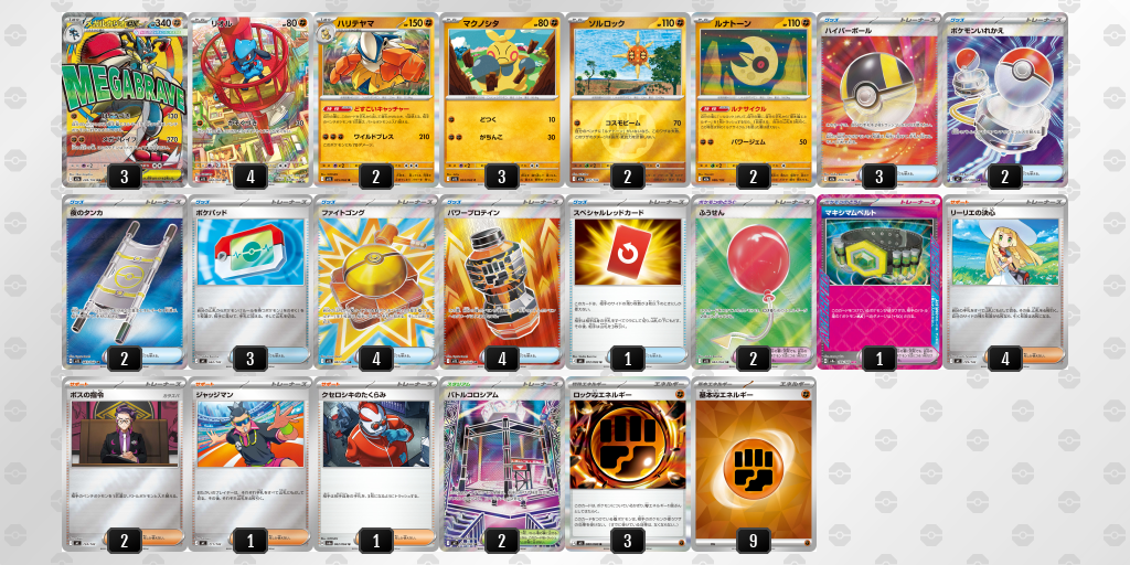 シティリーグ2026 シーズン4 オープンリーグ 9位 デッキ