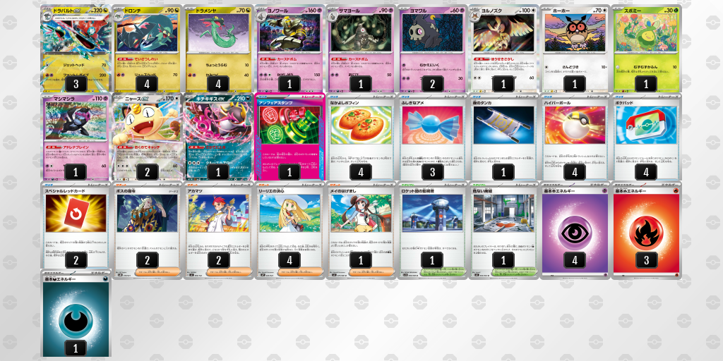 シティリーグ2026 シーズン4 オープンリーグ 9位 デッキ