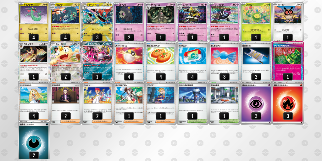 シティリーグ2026 シーズン3 オープンリーグ 9位 デッキ